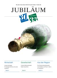 Jubiläumszeitung Aare Dach AG