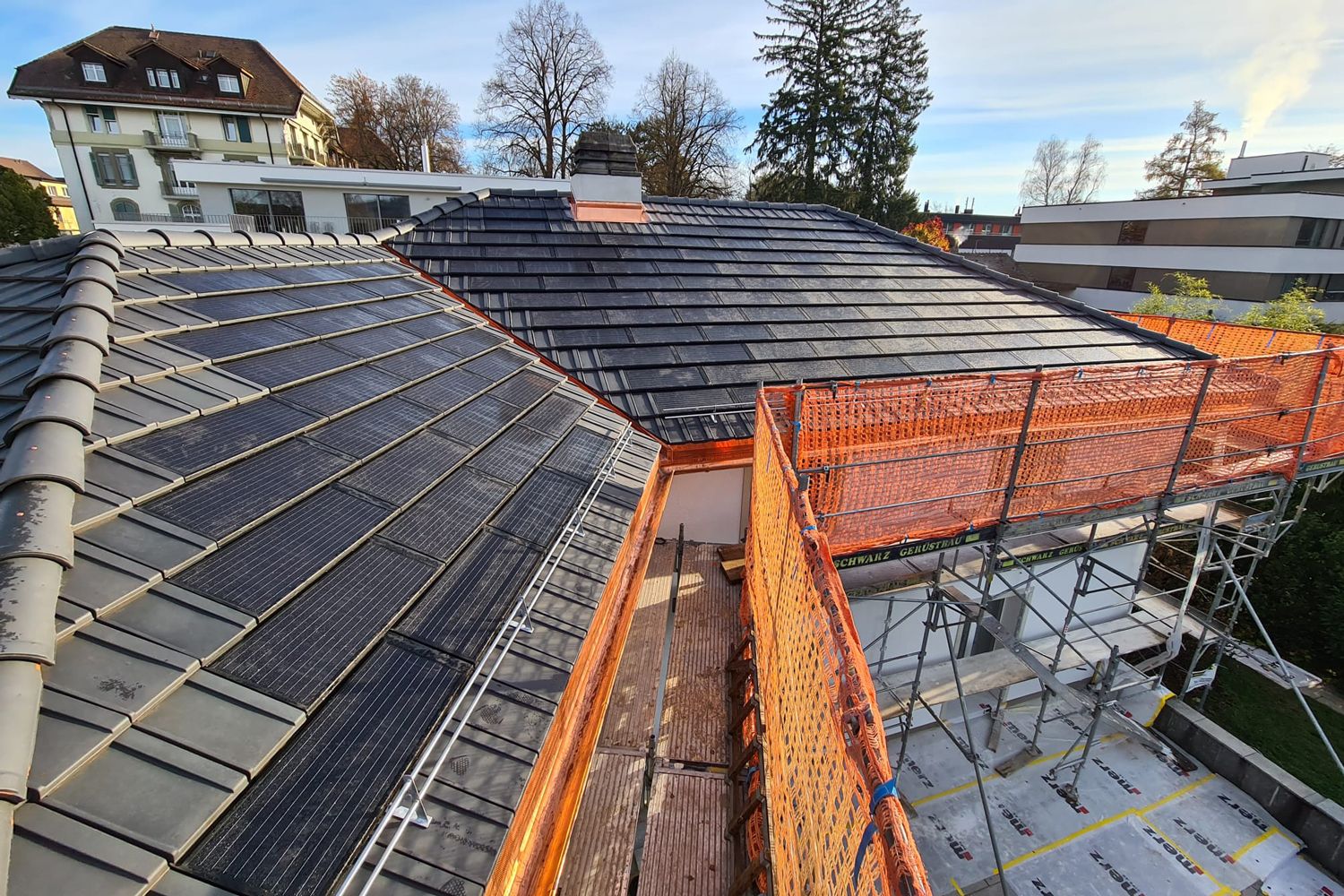 Photovoltaik Bern - Aare Dach